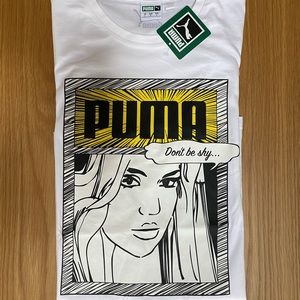 Puma Don’t Be Shy Comic Strip T Shirt